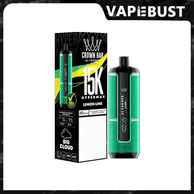 Alfakher Hyper Max Crown Bar 15k 15000 Puff  Wholesale Disposable Vape