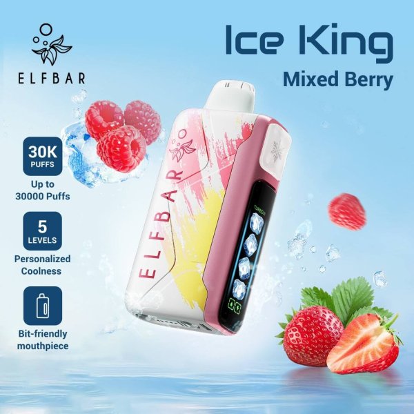 Elfbar Ice king 30000 Puff Diposable Vape Eu Warehouse - Image 6