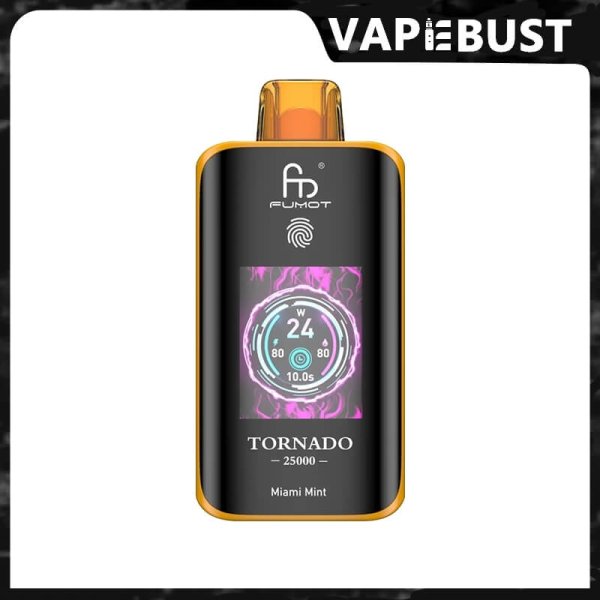 Fumot RandM Tornado Digital Box 25000 25k Puff Eu Warehouse Wholesale Disposable Vape - Image 3